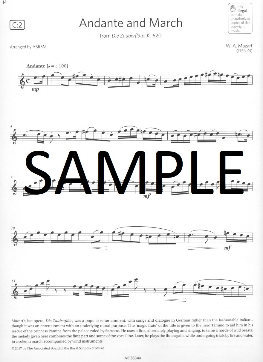 Buy Flute Exam Pack 2022 ABRSM Grade 5 Online at 21.55 Flute World