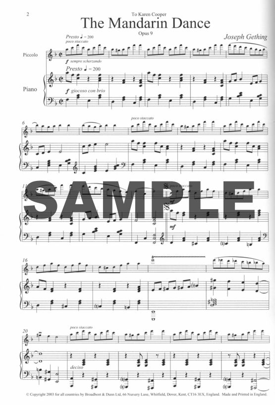 Buy Pieces for Piccolo Online at 16.95 Flute World