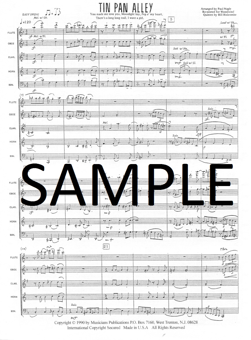 Buy Tin Pan Alley Online at 18 Flute World