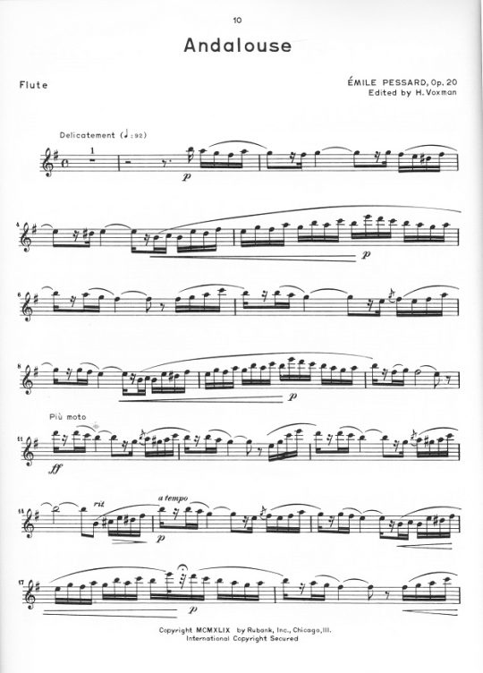 Buy Concert and Contest Collection (flute, audio access) Online at 16.