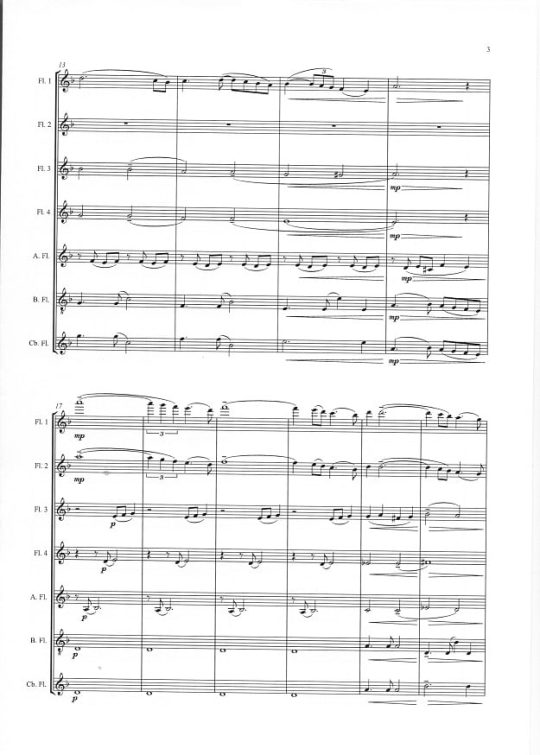 Buy Oblivion for Flute Ensemble Online at 24.95 Flute World