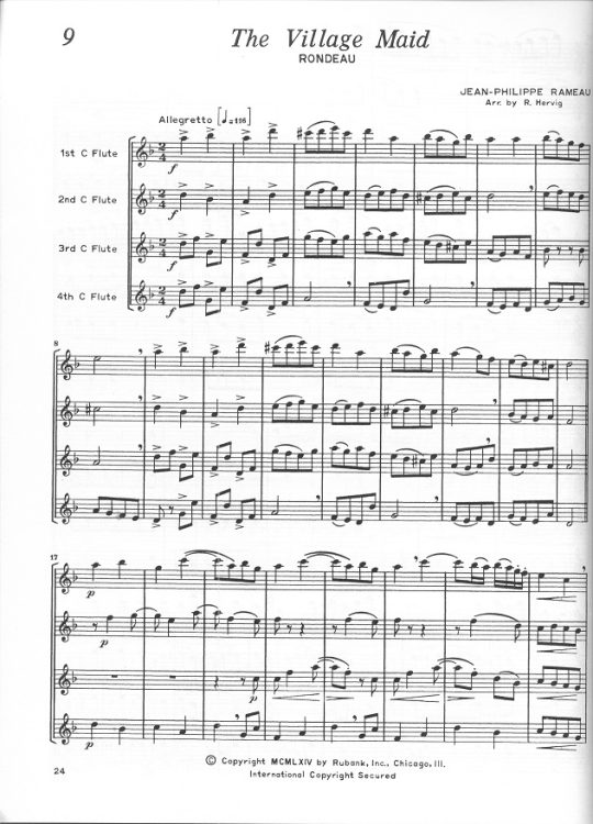 Buy Quartet Repertoire (Score) Online at 9.99 Flute World