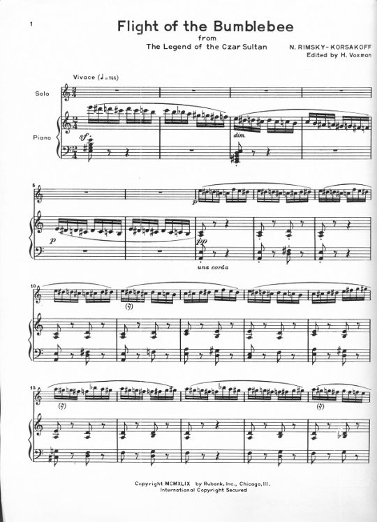 Buy Flight of the Bumblebee Online at 7.99 Flute World