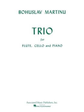 Trio for Flute, Cello and Piano by Bohuslav Martinu