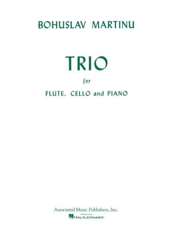 Trio for Flute, Cello and Piano by Bohuslav Martinu
