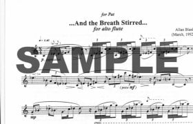 ...And the Breath Stirred... - Flute Music Sheet