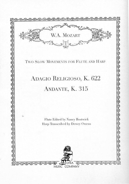 Andante in C (K315/285e) & Adagio Religioso K622