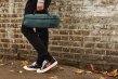 teal cord flute bag outside