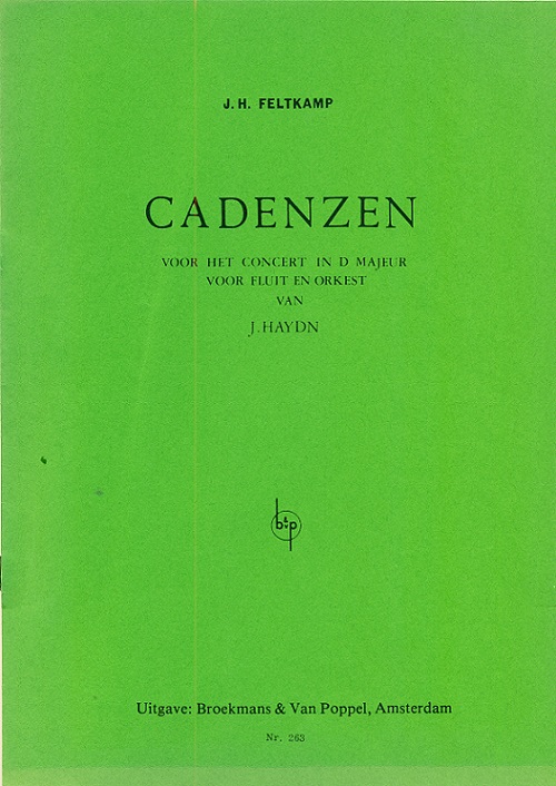 Cadenzas for Haydn Concerto in D
