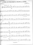 Music sheet Sample - Come, Ye Thankful People, Come