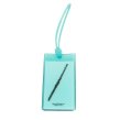 Flute Case ID Tag - Neon Rubber - Yellow