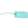 Flute Case ID Tag - Neon Rubber - Yellow