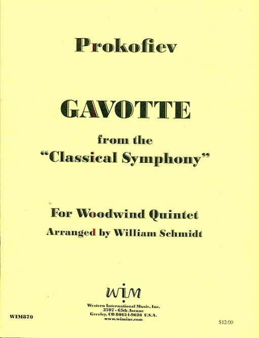 Gavotte from "Classical Symphony"