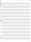 Manuscript Pad - 32 pages, 6 staves, Hal Leonard