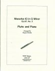 Mazurka 43 in g Op67 #2