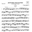 Op 88 Twenty Etudes Chantantes