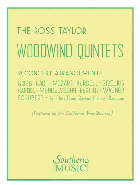 Ross Taylor Woodwind Quintets (set of 5 parts)