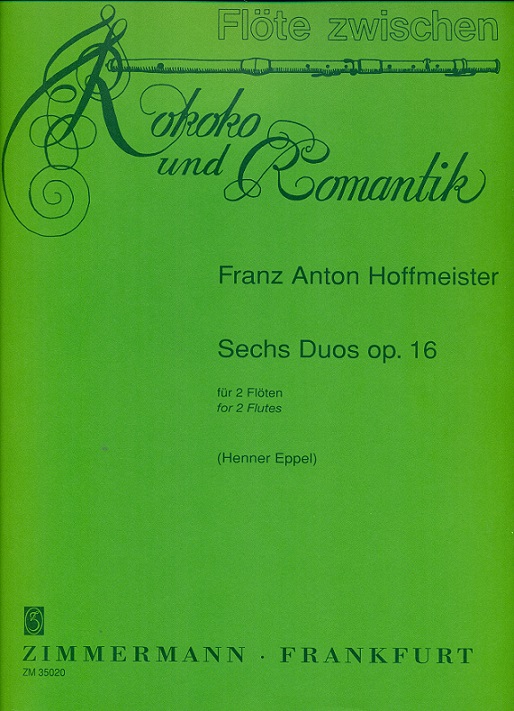 Sechs Duos Op16 (ed.Eppel) (score form)
