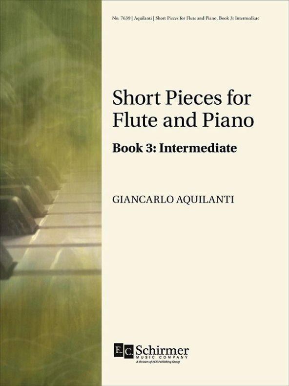 Short Pieces for Flute and Piano (Book 3-Intermediate)