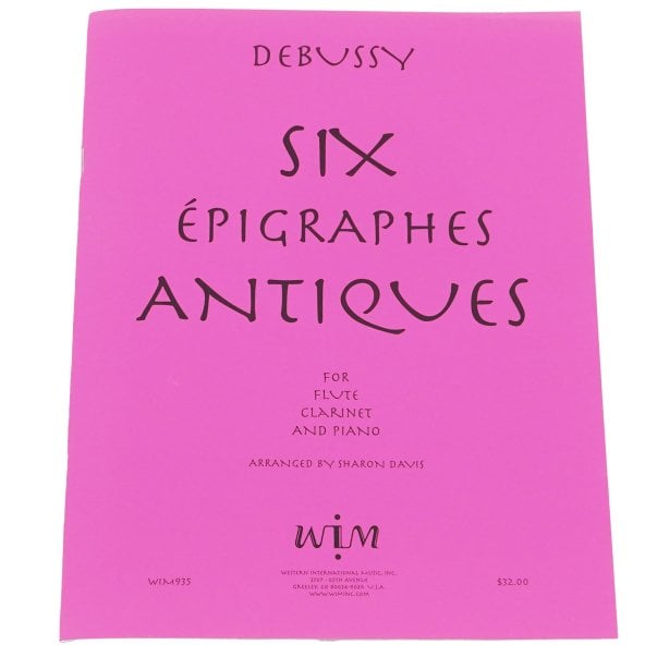 Six Epigraphes Antiques (fl,cl,pf)