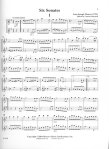 Six Sonatas (bk1) (ed.Marshall) (score form)