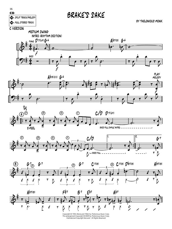 Buy Thelonious Monk Classics Online at $16.99 - Flute World