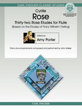 Thirty-two Rose Etudes for Flute(ed.Porter)(fl,audio access)