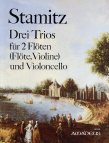 Three Trios for Two Flutes and Cello