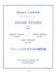 12 Etudes (or 12 Studies) for Flute Jacques Casterede