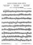 12 Etudes (or 12 Studies) for Flute Jacques Casterede Sample
