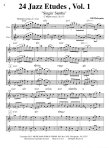 24 Jazz Flute Etudes Vol.1