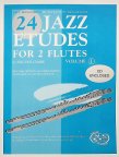 24 Jazz Etudes for 2 Flutes Cover