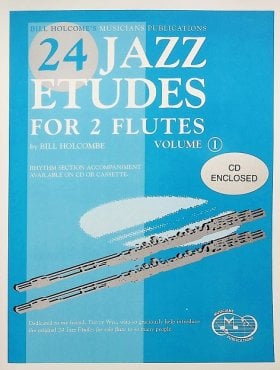 24 Jazz Etudes for 2 Flutes Cover