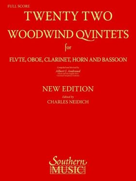 Twenty-two Woodwind Quintets - score and parts