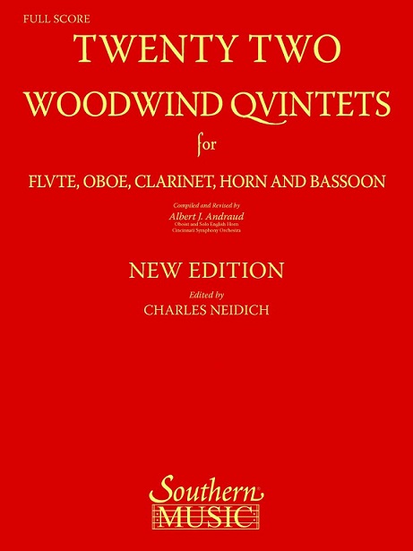 Twenty-two Woodwind Quintets - score and parts