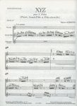 X Y Z (3 Scores)