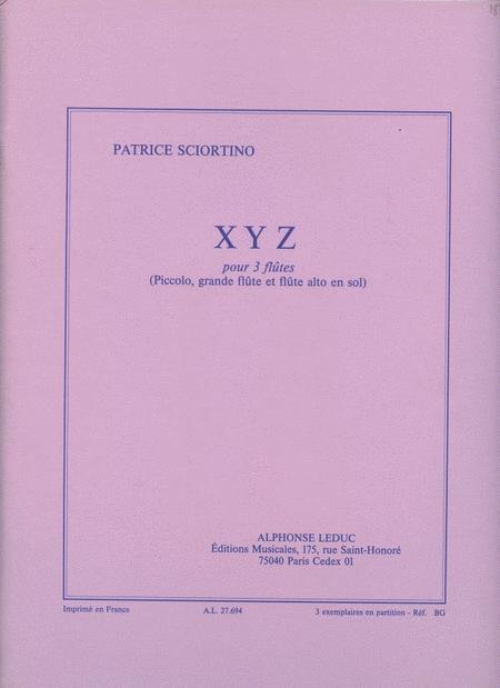 X Y Z (3 Scores)