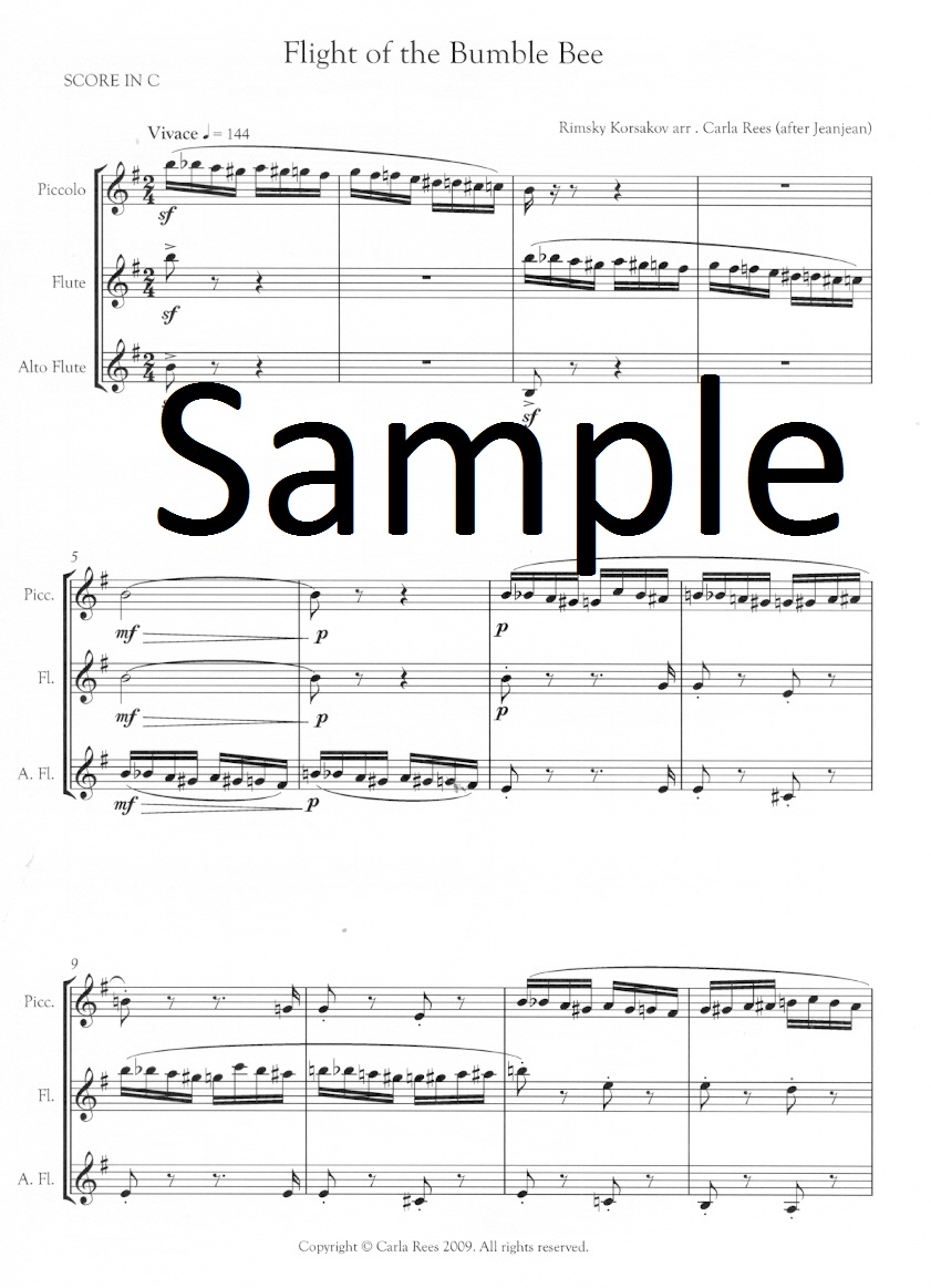 Buy Flight of the Bumblebee Online at 24.26 Flute World