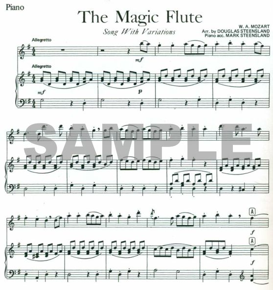 Buy Magic Flute Song with Variations Online at 5.4 Flute World