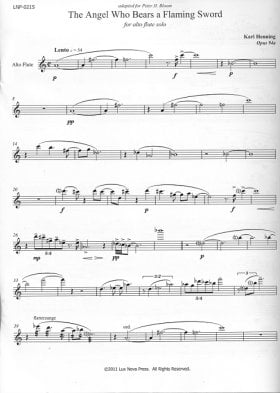 alto flute sheet music