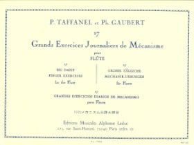 17 Daily Exercises (17 Grands Exercises Journaliers de Mecanisme) (w/Gaubert)