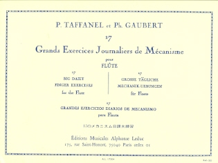 17 Daily Exercises (17 Grands Exercises Journaliers de Mecanisme) (w/Gaubert)
