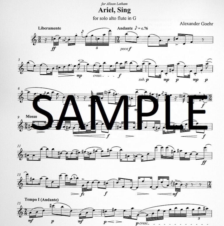 Buy Ariel, Sing Online at $9.86 - Flute World