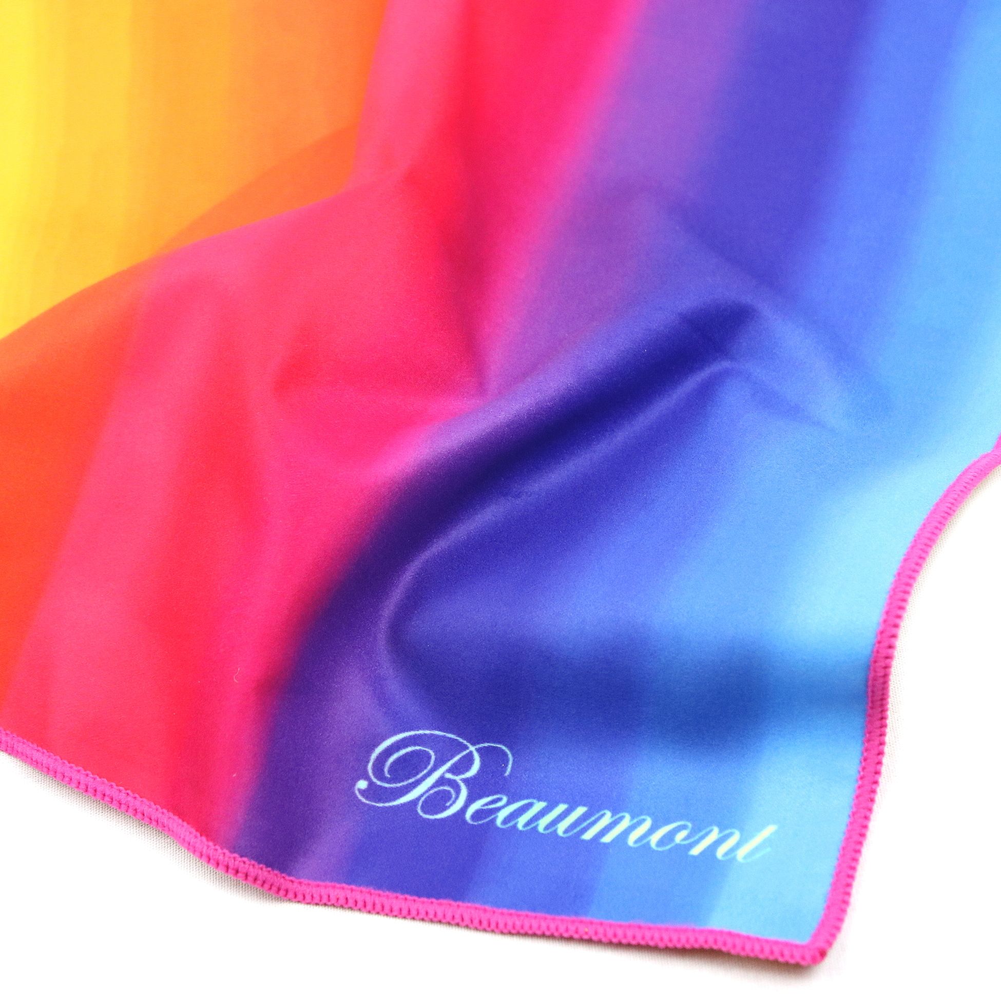 Buy Beaumont Microfibre Flute Cleaning Cloth Hazy Rainbow (40X30