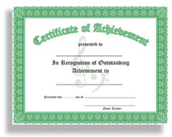 Buy Certificate Of Participation Online At 6 29 Flute World