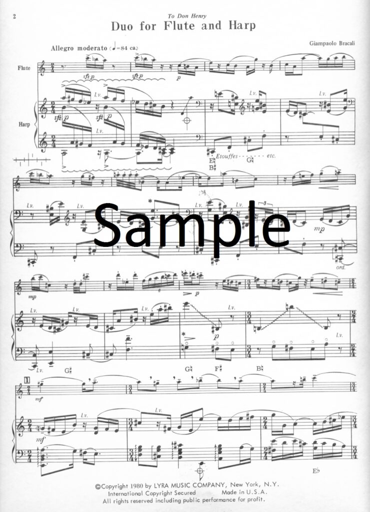 Buy Duo for Flute and Harp Online at 12.6 Flute World