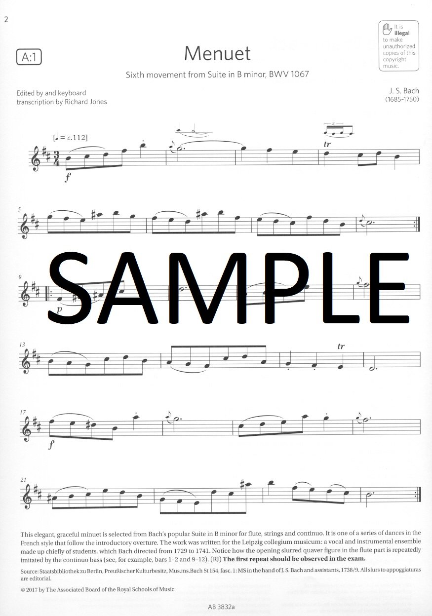 Buy Flute Exam Pack 20182021 ABRSM Grade 3 Online at 23.17 Flute World