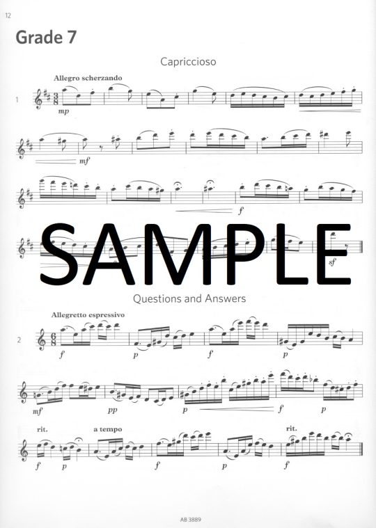 Buy Flute Sightreading from 2018 ABRSM Grades 68 Online at 11.95