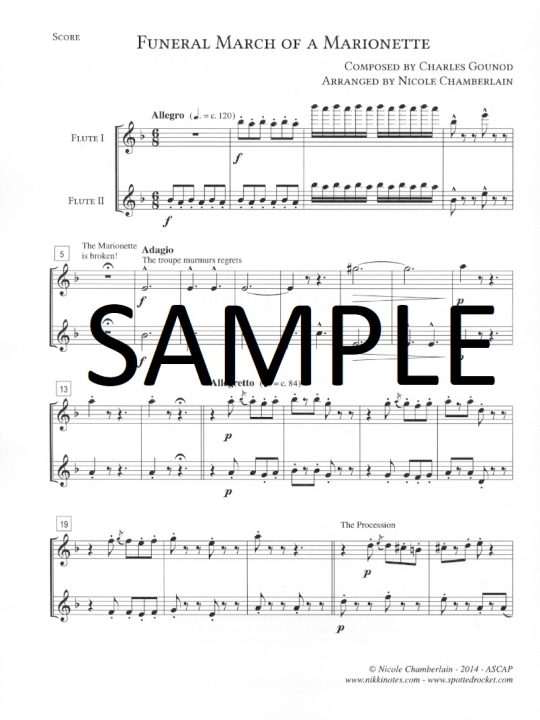 Buy Funeral March of a Online at 8 Flute World