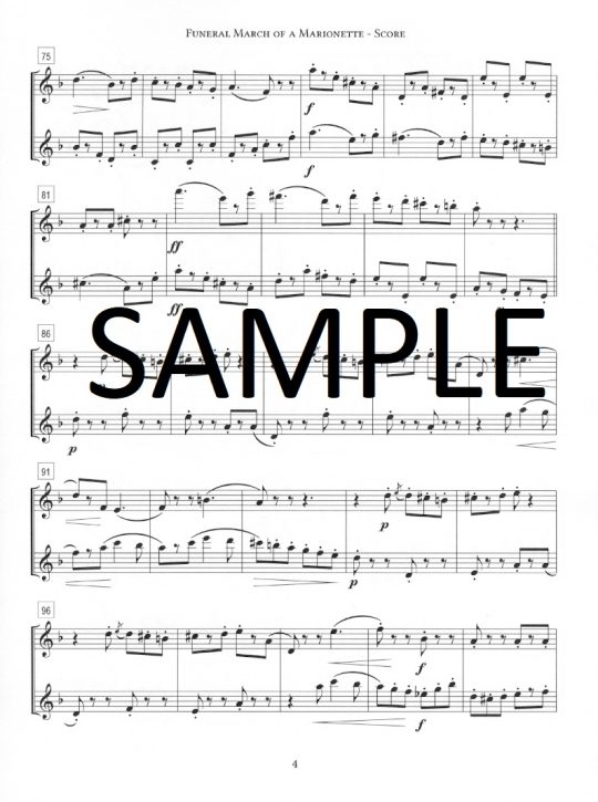 Buy Funeral March of a Online at 8 Flute World